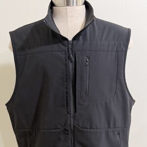 5.11 Tactical Covert Vest Mens XL Black Softshell Water Wind Resistant Workwear